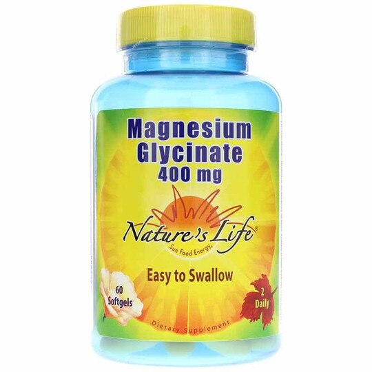 Magnesium Glycinate 400 Mg, Natures Life